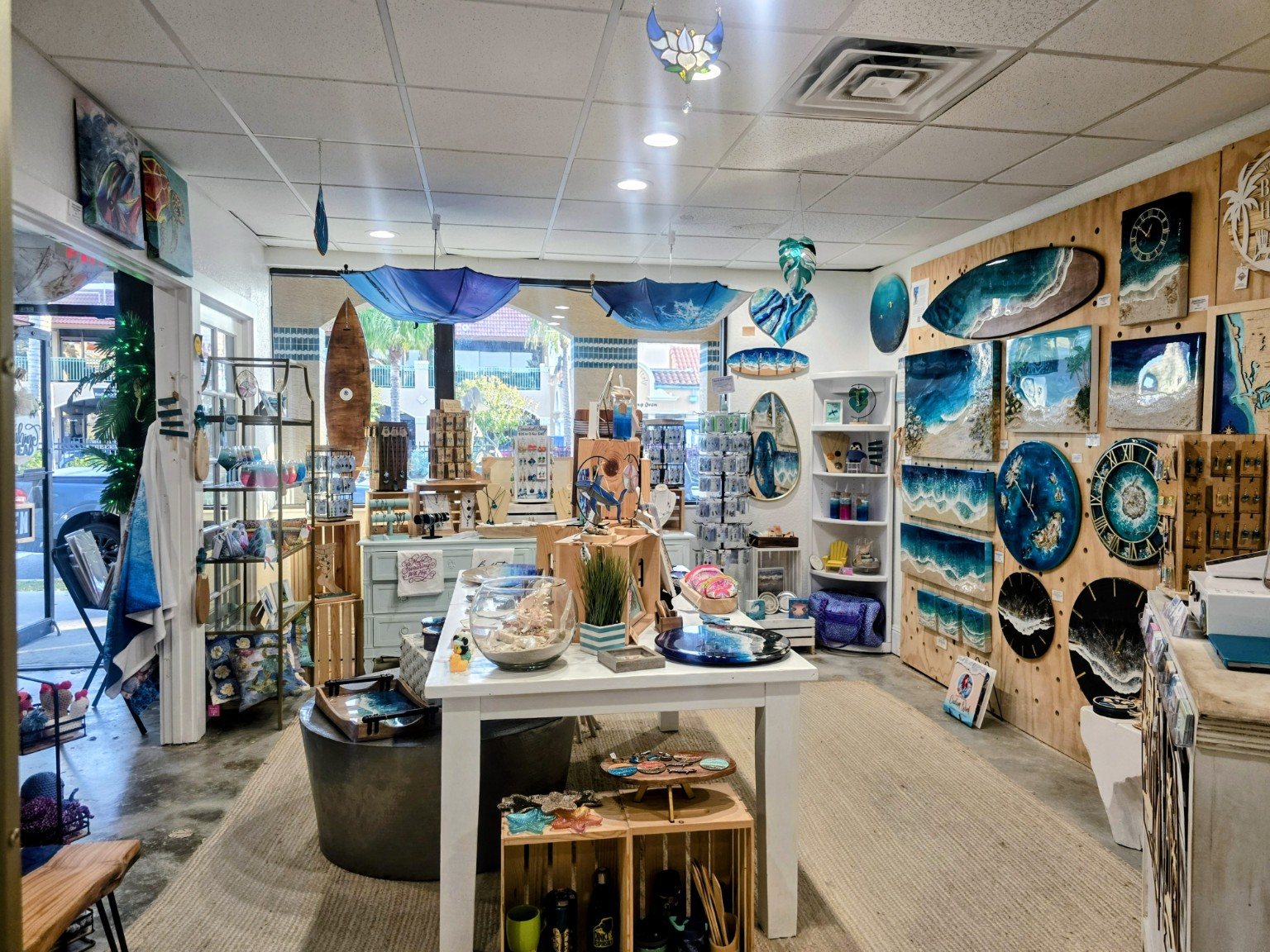 Interior of Local Tides Artful Creations